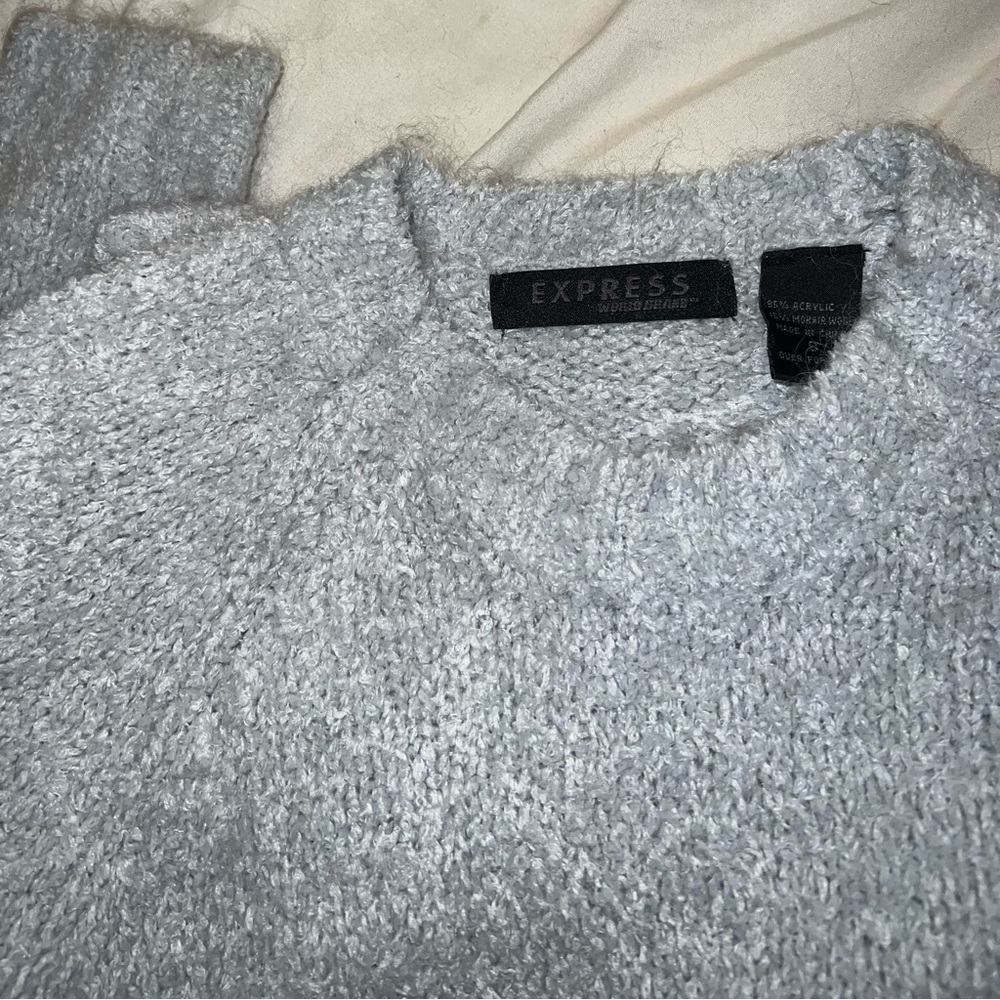 Express Silver Sweater 🤍 - Picture 2 of 4